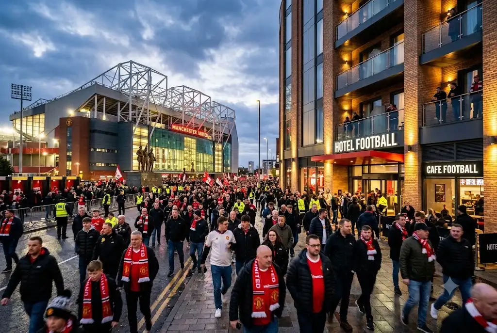 Hotel Football located opposite Old Trafford in Manchester