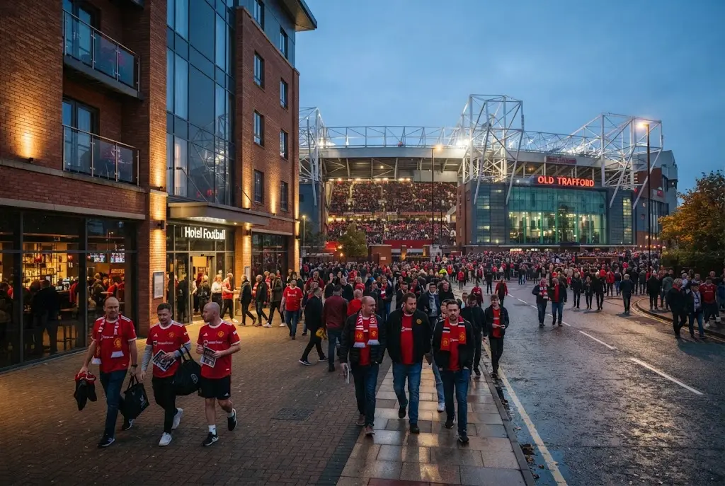 Hotel Football reviews showing the football hotel beside Old Trafford