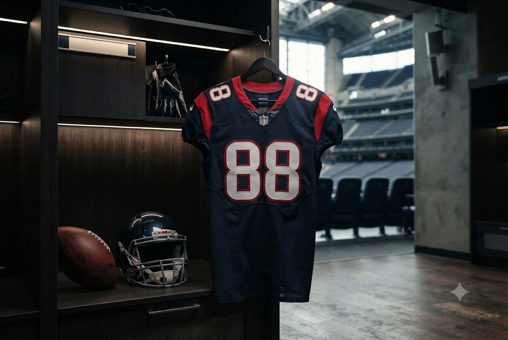 NFL jersey UK fans can wear featuring classic American football styling
