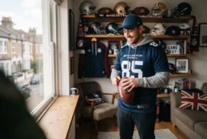 NFL merchandise UK including football jerseys, apparel and fan gear