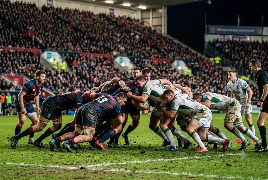 Rugby union weekly coverage featuring a professional rugby match
